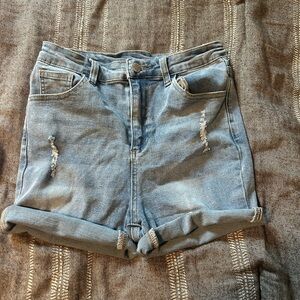 Stylish Light Blue Denim Shorts